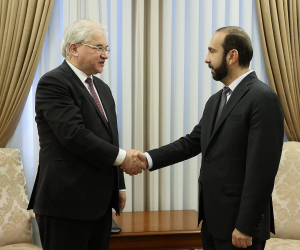 Armenian Foreign Minister, Minsk Group Russian Co-Chair Discuss Karabakh Issue Resolution