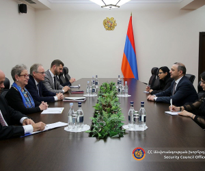 ԱԽ քարտուղար Արմեն Գրիգորյանն ընդունել է Միխայել Զիբերտի  գլխավորած պատվիրակությանը