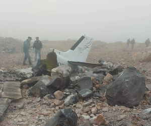 На территории села Джрабер разбился самолет. Погибли два человека 
