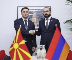 Armenian, North Macedonian Foreign Ministers Discuss Regional Issues