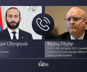 Միրզոյանն ու Ռիքերն անդրադարձել են Լեռնային Ղարաբաղի հիմնախնդրի շուրջ վերջին զարգացումներին