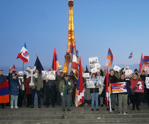 Paris Rally in Solidarity with Artsakh