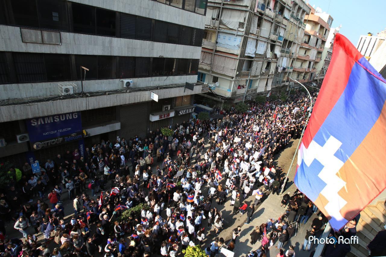 Армяне Ливана выразили поддержку Арцаху 