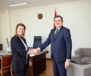 Դանիայի Թագավորության նորանշանակ դեսպանն իր հավատարմագրերի պատճենն է հանձնել ՀՀ ԱԳ նախարարի տեղակալին