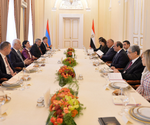 Yerevan: Official Luncheon to Honor Egyptian President El-Sisi