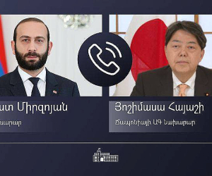 Արարատ Միրզոյանը հեռախոսազրույց է ունեցել Ճապոնիայի արտգործնախարարի հետ
