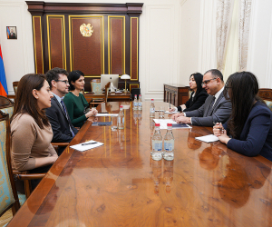 Փոխվարչապետ Տիգրան Խաչատրյանն ընդունել է Միացյալ Թագավորության դեսպանին