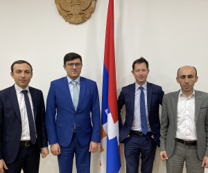 Artsakh Reps, MEP Bellamy Meet in Yerevan