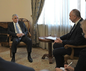 Փոխվարչապետ Մհեր Գրիգորյանն ընդունել է Բելառուսի դեսպանին