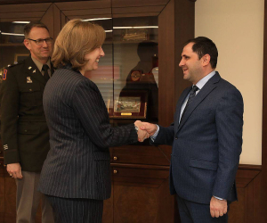 Armenian Defense Minister, U.S. Ambassador Discuss Defense Cooperation