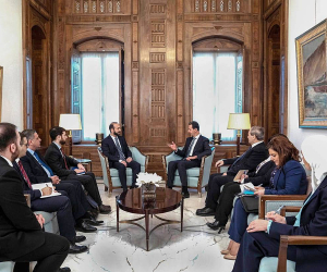 Syrian President, Armenian Foreign Minister Meet in Damascus