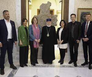 Garegin II, German Parliamentary Delegation Meet