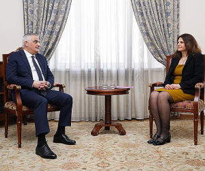 Вице-премьер Мгер Григорян принял главу делегации миссии МВФ в Армении