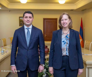 ՔԿ նախագահ Արգիշտի Քյարամյանն ընդունել է ԱՄՆ դեսպանի գլխավորած պատվիրակությանը