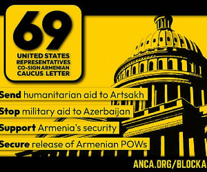69 U.S. Representatives Seek Halt of U.S. Military Aid to Azerbaijan