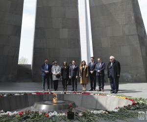 Polish Parliamentary Delegation Visits Yerevan's Genocide Memorial