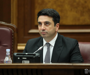 Armenian Parliament Speaker Apologizes for Spitting at Heckler