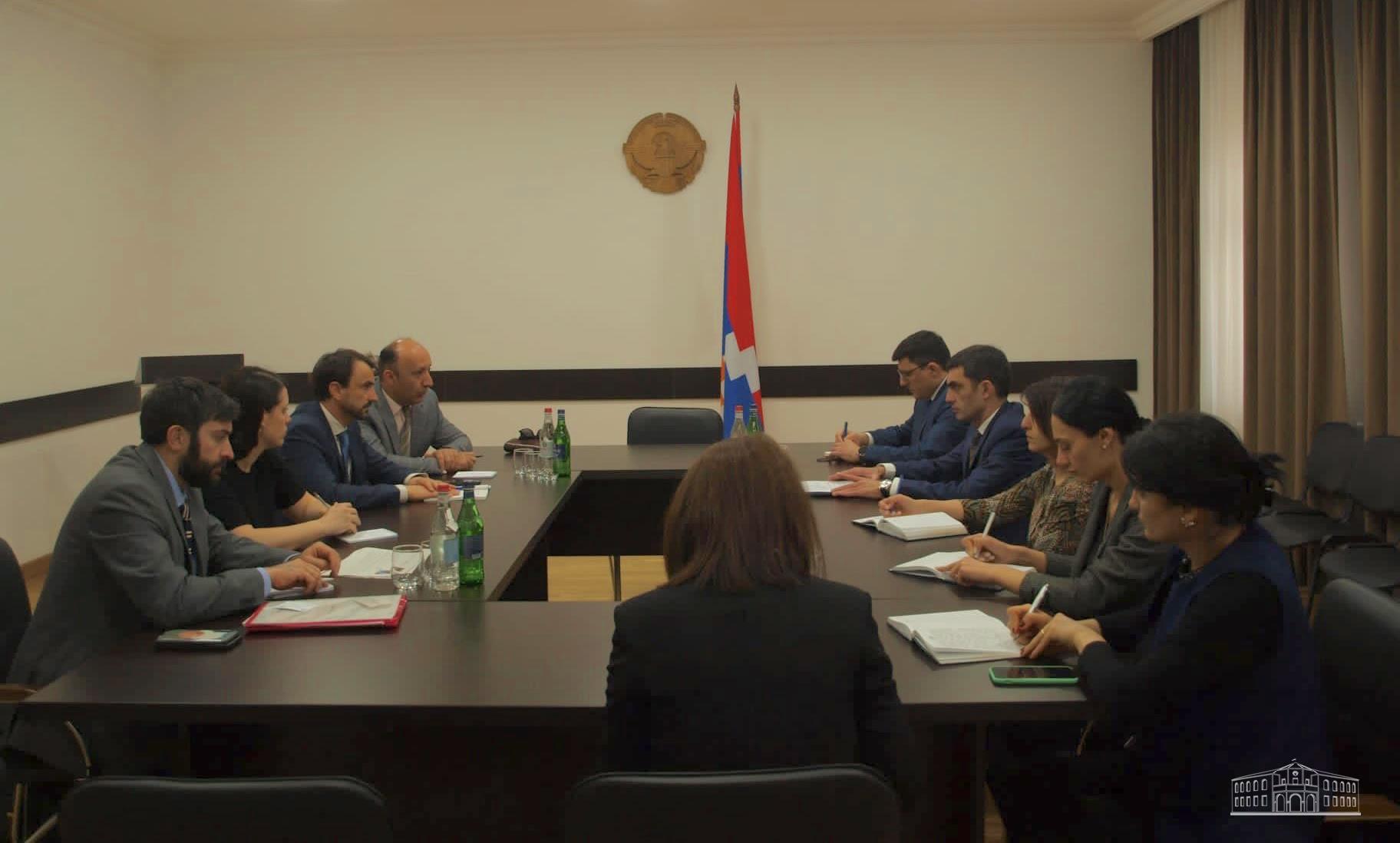 Встреча министра иностранных дел Республики Арцах с мэром Лиона