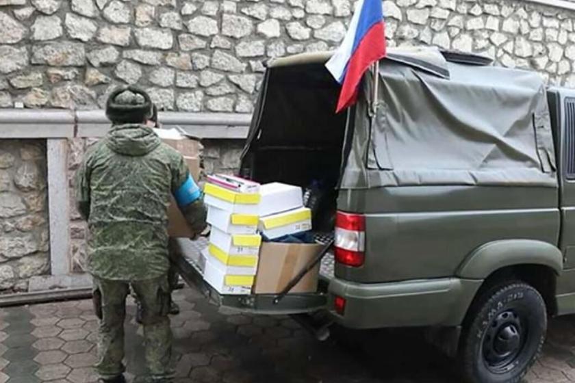 Азербайджанцы возле Шуши на 14 часов остановили машины миротворцев, доставляющих гуманитарный груз