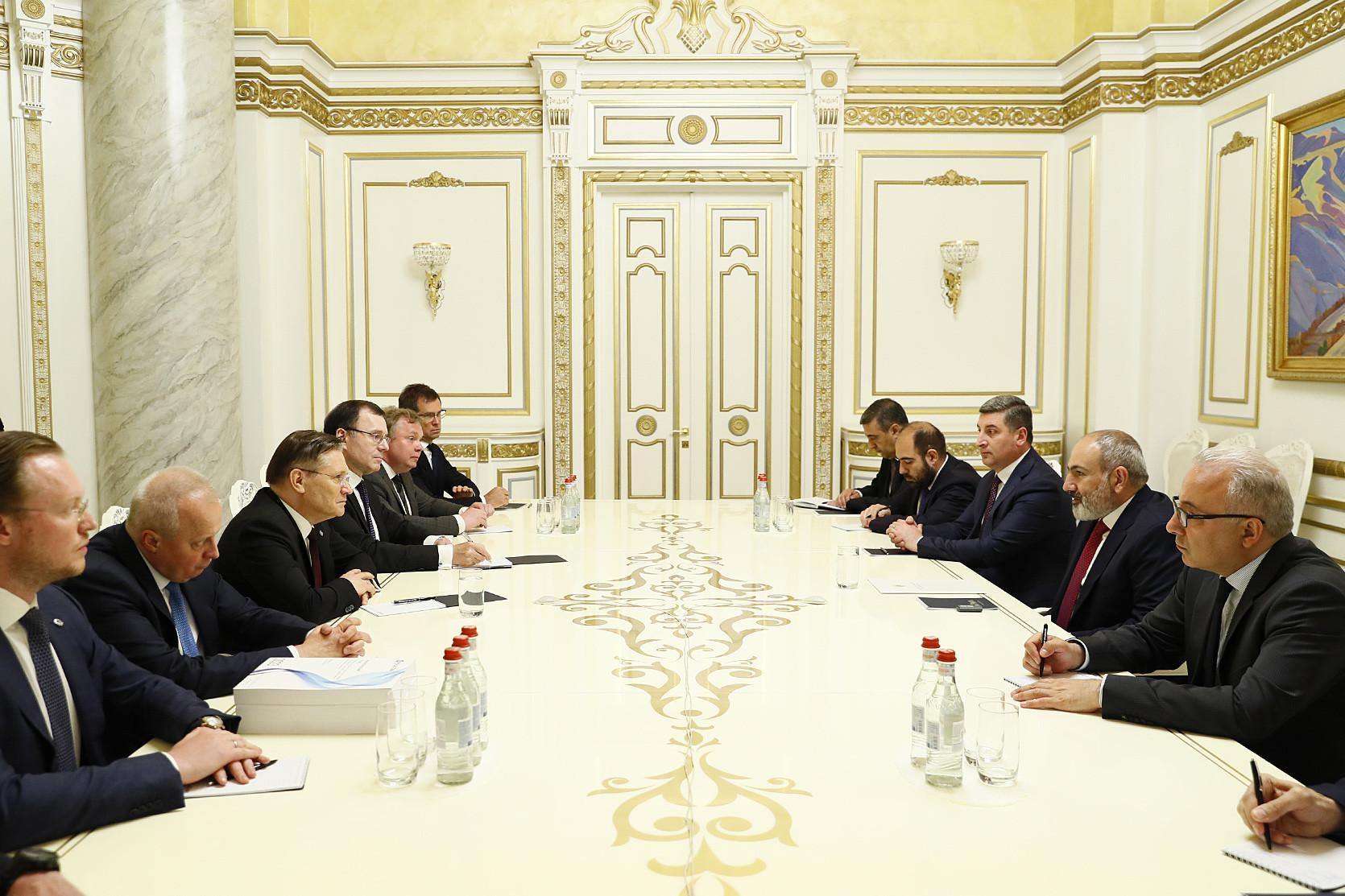 Премьер-министр Пашинян принял генерального директора корпорации “Росатом”
