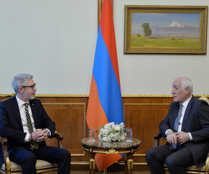 Նախագահ Վահագն Խաչատուրյանն ընդունել է Շվեդիայի դեսպան Պատրիկ Սվենսոնին