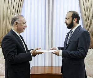 Armenian Foreign Minister, New Iranian Ambassador Meet