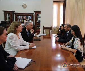 Armenian Security Council Head, Minsk Group U.S. Co-Chair Discuss Karabakh