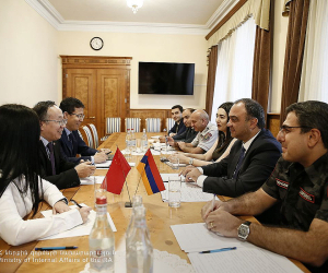 ՀՀ-ում Չինաստանի Ժողովրդական Հանրապետության արտակարգ և լիազոր դեսպանը պատրաստակամ է աջակցելու ՆԳ նախարարությանը