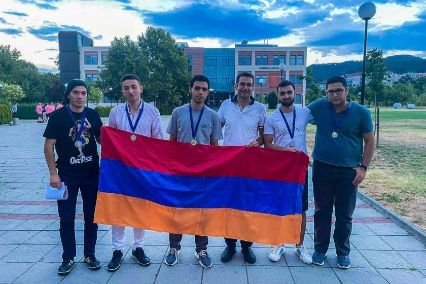 Armenia Wins One Gold, Four Silver at Math Competition
