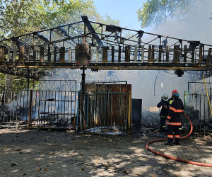 Հրդեհ Երևանի Զաքյան և Գ․ Լուսավորիչ փողոցների խաչմերուկի մոտակայքում գտնվող այգում