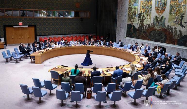 Armenia Accuses Azerbaijan of Distorting Facts at U.N. Security Council Meeting