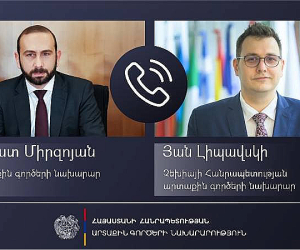 Հայաստանի և Չեխիայի ԱԳ նախարարները հեռախոսազրույց են ունեցել