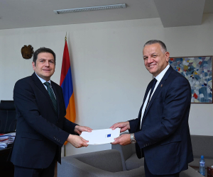 ԱԳ նախարարի տեղակալն ընդունել է ՀՀ-ում Եվրոպական միության պատվիրակության նոր ղեկավարին