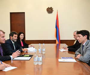 Ֆինանսների նախարար Վահե Հովհաննիսյանն ընդունել է ՎԶԵԲ առաջին փոխնախագահին