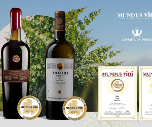 9 из 10 армянских вин,  удостоенных наград, принадлежат компании Armenia Wine: новые награды с престижного конкурса Mundus Vini