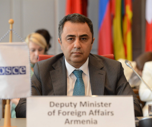 Armenian Deputy FM Condemns Azerbaijani Troop Movements Along Border