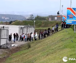 Жителей Арцаха эвакуируют в место развертывания российских миротворцев (видео) 