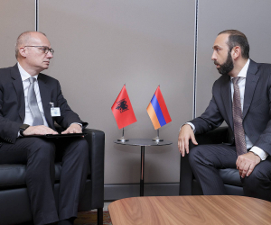 Տեղի է ունեցել Հայաստանի և Ալբանիայի ԱԳ նախարարների հանդիպումը