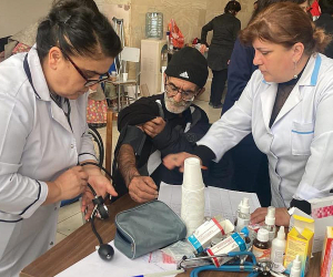 На гуманитарной станции АОКК в Корнидзоре и Горисе действуют круглосуточные пункты оказания первой медицинской помощи