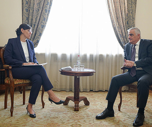Փոխվարչապետ Մհեր Գրիգորյանն ընդունել է Հարավային Կովկասում ԶՖԳ գրասենյակի նորանշանակ տնօրենին