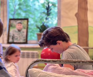 Artsakh Family of Eleven Now Living in Disused Kindergarten in Masis