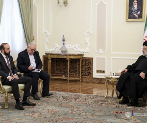 Armenian Foreign Minister, Iranian President Meet in Tehran
