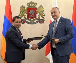 Georgian Defense Minister in Armenia