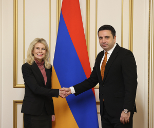 Armenian Parliamentary Speaker, OSCE Official Meet in Yerevan