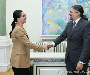Աննա Վարդապետյանն ընդունել է Գլոբալ հակակոռուպցիոն հարցերով համակարգող Ռիչարդ Նեֆյուի գլխավորած պատվիրակությանը