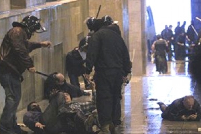 At Least a Dozen Journalists Attacked by Police in Georgia