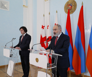 Նիկոլ Փաշինյանը և Իրակլի Կոբախիձեն ԶԼՄ ներկայացուցիչների համար հանդես են եկել հայտարարություններով