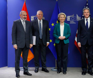 До начала встречи высокого уровня Армения-ЕС-США Никол Пашинян, Урсула фон дер Ляйен, Энтони Блинкен и Джозеф Боррель выступили с заявлениями