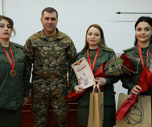Զինված ուժերում անցկացվել են մարզական մրցույթներ՝ ՊՆ վարչական համալիրի կին զինծառայողների մասնակցությամբ