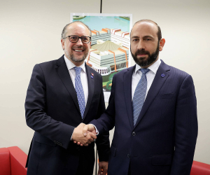 Արարատ Միրզոյանը հանդիպել է Ավստրիայի արտգործնախարար Ալեքսանդր Շալենբերգին